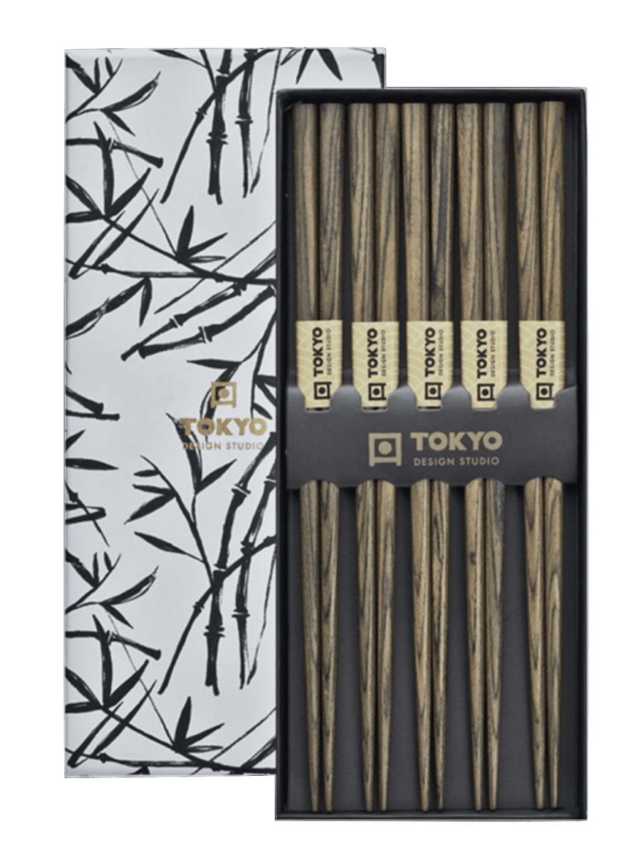 TOKYO DESIGN - SET DE 5 PAIRES DE BAGUETTES BAMBOU
